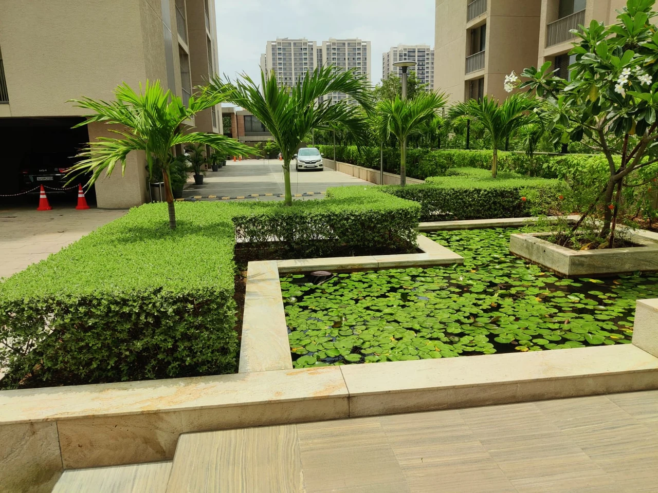 Sky City landscaping project by Green Work Solution